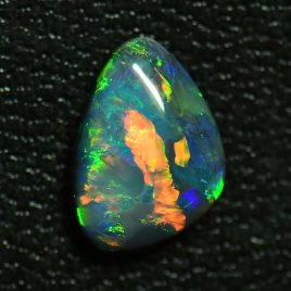 1.7 cts Australian Black Opal Solid Lightning Ridge