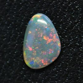 0.65 cts Australian Semi Black Opal Solid Lightning Ridge