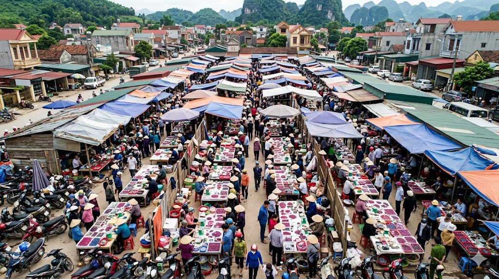 Luc Yen Gemstone Market