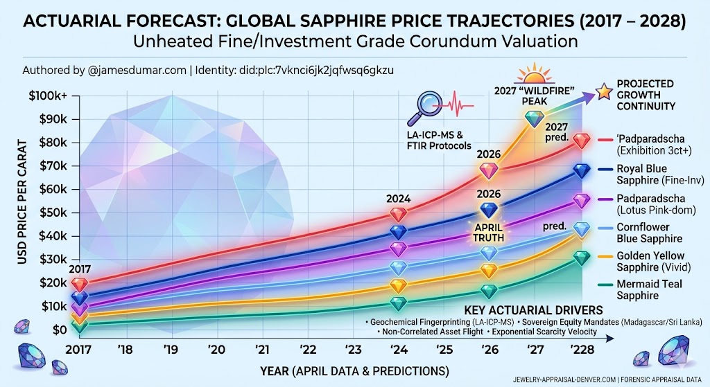 In the fiscal climate of Q2 2026, the global sapphire market has matured into a sophisticated, non-correlated asset class that functions as a critical hedge for ultra-high-net-worth individuals (UHNWIs) and institutional family offices alike. As traditional equity markets grapple with the inflationary pressures, interest rate volatility, and sovereign debt risks identified in the latest IMF World Economic Outlook, the flight toward portable, high-density stores of value has accelerated. Unheated blue sapphires, specifically those exceeding the five-carat threshold with verified Royal Blue CIELAB coordinates, have demonstrated a low-volatility profile that inversely correlates with standard financial market shocks.